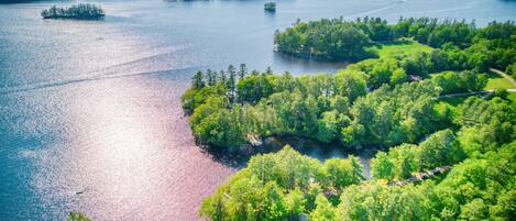 Aerial view from house