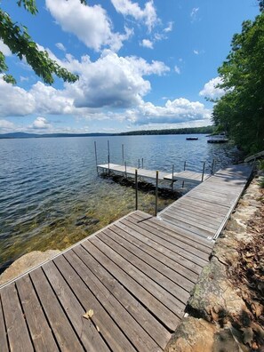 dock- great space for sitting and enjoying the lake