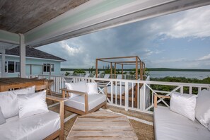 Turtle Pointe pool with sweeping water views.