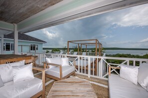 Pointe House pool with sweeping water views.