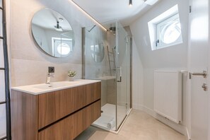 Bathroom with walk-in shower