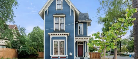 Front of Judge Gray's Gothic Victorian Home built in 1875.