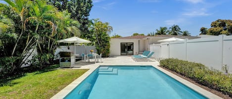 Gorgeous private pool you get all to yourself. Perfect romantic getaway