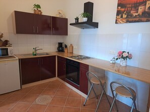 Ferienwohnung 1, 30 qm, 1 Schlafzimmer, max. 2 Personen-Küche