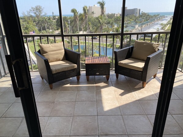 Balcony seating 