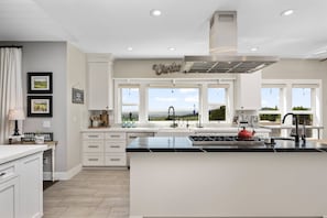 The kitchen is a chef's dream and is perfect for most any culinary creation you can devise.
