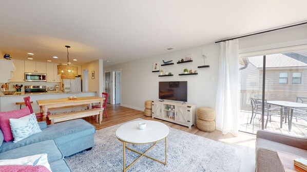 Living Room with HDTV