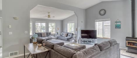 Living Room with Amenities