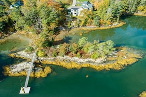 Looking from dock back towards house