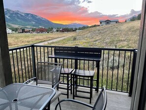Gorgeous sunsets from the front balcony!