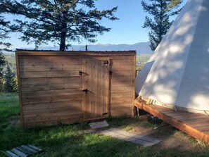 Enceinte de l’hébergement