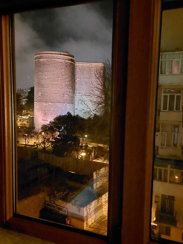 Blick von der Unterkunft
