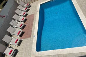 Pool area from 2nd floor 