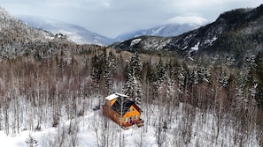 Akira Lodge - set amongst trees and mountain views.