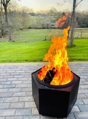 Your firepit will be ready for you.