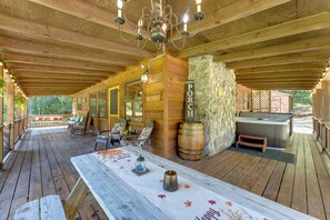 Idromassaggio all'aperto