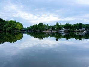 View from Dock - Water is 15 feet deep!