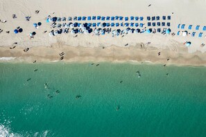 Drone View Of Beach