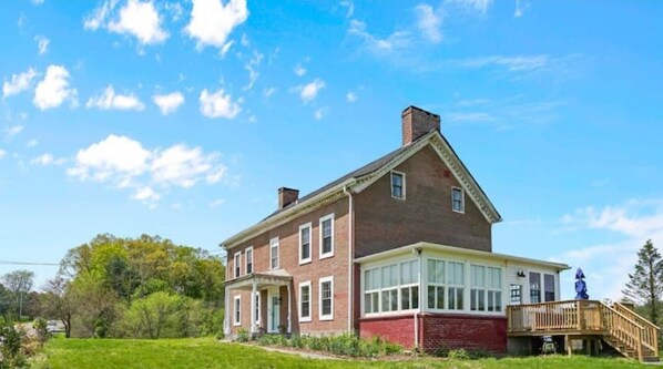 A view of the front of our beautiful home.