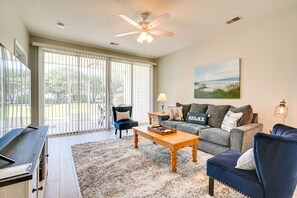 Living Room | 1st-Floor Condo