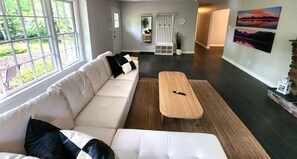 Large sectional seating 