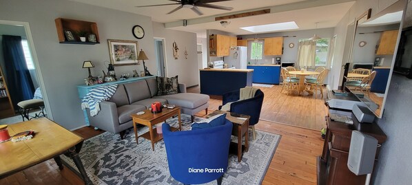 Front living Room, straight ahead is the kitchen