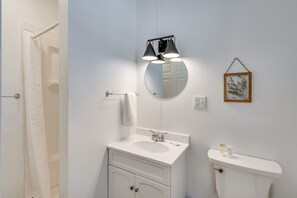 Bathroom with walk in shower