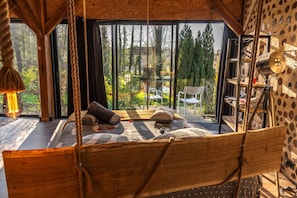 Le bassin vu du lit