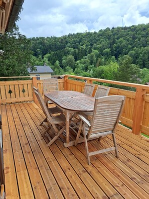 Terrasse avec vue panoramique