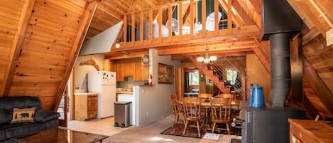 A-Frame Cabin with Vaulted Ceiling - A-Frame Cabin with Vaulted Ceiling