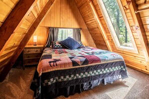 Upstairs Bedroom - Kitchen space