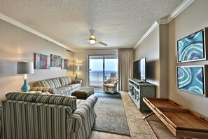 Gulf front living room