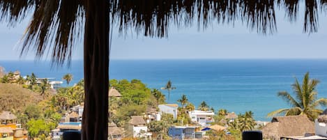 Ocean view from the 3rd floor palapa