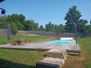 La piscine au sel 17*4m