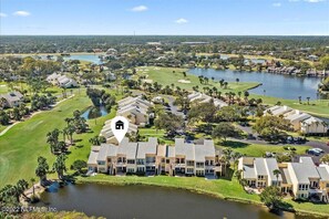 Back view over pond.