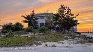 The front of the house from the road