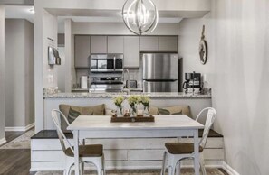 Dining Area with bench seat