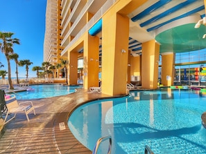 Seasonally Heated pool and Lazy River 