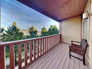 Balcony with a Mountain View