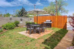 Private Courtyard | Gas Grill | Pets Welcome w/ Fee