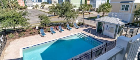 Lay by the Pool or a few blocks to the beach