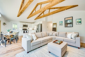 Living Room | Electric Fireplace | Smart TV