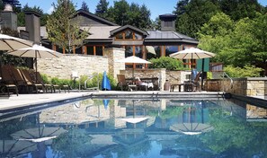 *Outdoor pool at TopNotch Resort, free for guests!