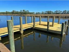 New dock to enhance outdoor living!