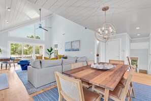 New to Rentals and Fabulous! Open floor plan with stunning marsh views. Bonus is a quick walk to the beach!!