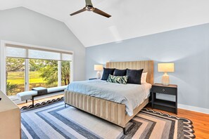 Primary suite with king bed and brand new Casper mattress.