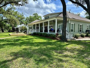 Back view of house