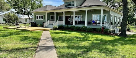 Back view of house