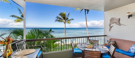 Hale Mahina A202 lanai ocean view 1