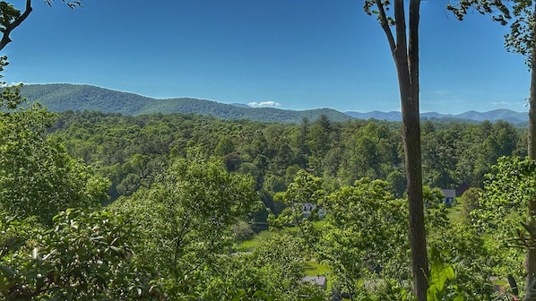 Mountain views opens up nicely in winter. Enjoy from inside as well!
